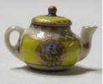 French Peacock China Teapot by Christopher Whitford